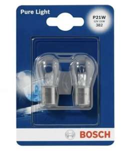 Sélection d'ampoules et balais d'essuie-glace Bosch en promotions - Ex: Lot de 2 ampoules Bosch Pure Light P21W