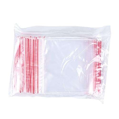 lot de 100 petite Sachet plastique fermeture ZIP Transparent