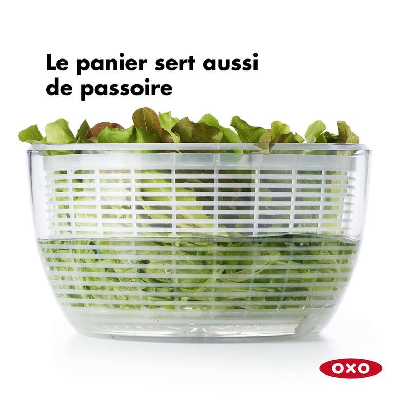 Essoreuse à salade Oxo Good Grips 4.0 - transparente, 6 L