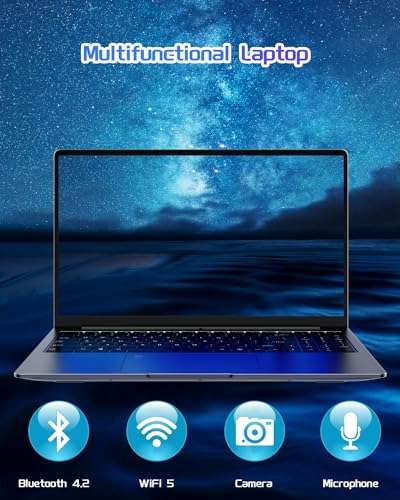 PC Portable PINSTONE 15.6" - Celeron N5095, 16Go RAM, 512Go SSD, Touch ID