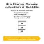 Kit de Démarrage Thermostat Intelligent Filaire Tado V3+ – Black Edition (vendeur tiers)