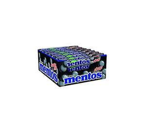 Boîte de 40 rouleaux de Mentos Réglisse (ou Fruits à 14,80€, Menthe à 17,60€, Rainbow à 16,20€)
