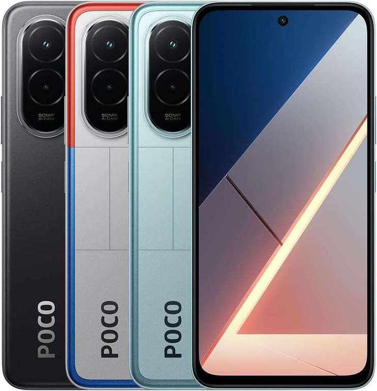 Smartphone Xiaomi Poco M7 4G - 6/128 Go, Batterie 7000 MAh, écran 6.9" 144 Hz, Snapdragon 685 - 9
