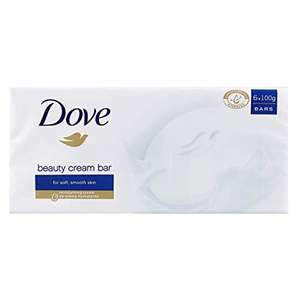Lot de 6 Savons Pain de toilette Dove Antibactérien, Pour une peau douce et hydratée, 6x100g (Via Abonnement sans engagement)