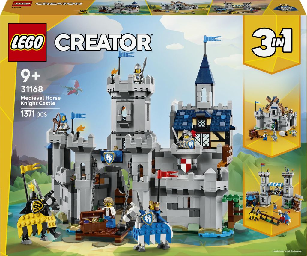 Lego Creator 3-en-1 (31168) - Le château médiéval des chevaliers