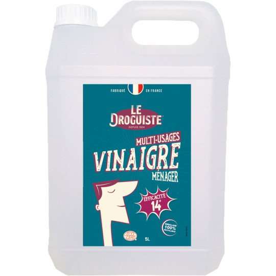 Bidon de vinaigre ménager Le Droguiste 14° - 5 L (via 1,61€ sur carte fidélité - magasins participants)