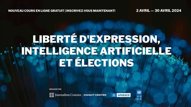 Cours gratuit: Liberté d’expression, intelligence artificielle et élections (Français sous-titré)