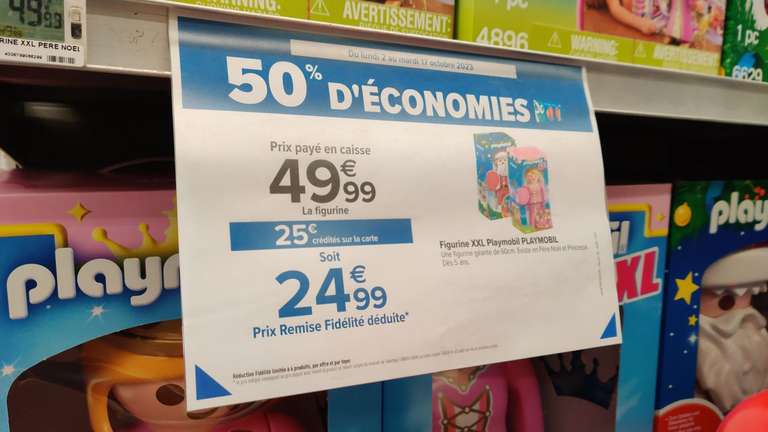 Playmobil XXL Princesse - 60 cm (Via 12.49€ sur la Carte de Fidélité) - Collégien (77)