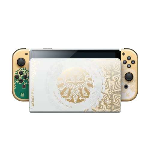 Console Nintendo Switch Oled édition The Legend Of Zelda Tears Of The Kingdom (via remise panier)