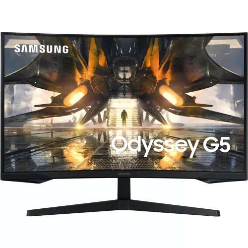 Ecran PC 27" Samsung Odyssey G55A - Quad HD 2560 × 1440, VA, 16:9, 1 ms, 165Hz (via ODR)