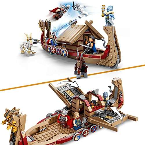 Jeu de construction Lego Marvel (76208) - Le drakkar de Thor (Via coupon)