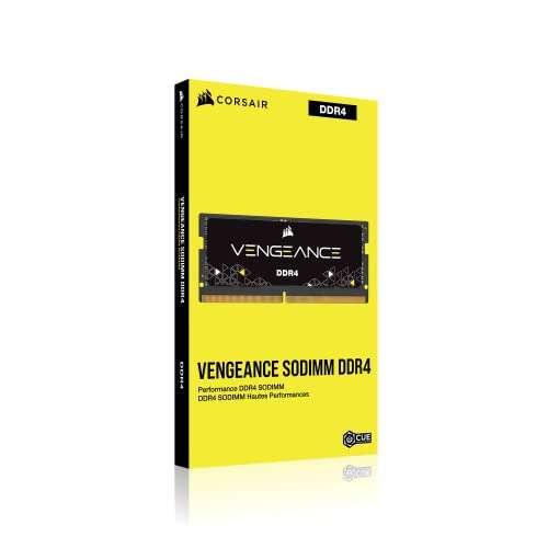 Kit Mémoire Corsair Vengeance SODIMM - 32Go (2x16Go), DDR4, 2666MHz, CL18