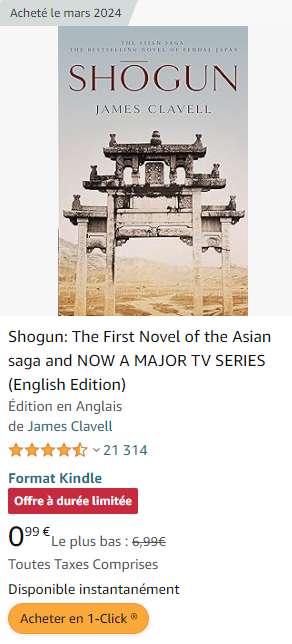 eBook Kindle Shogun The Complete Novel (En Anglais - Dématérialisé)