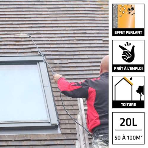 Protecteur Toiture Sikagard 223 (20L) - Imperméabilisant, hydrofuge, incolore pour toitures
