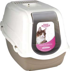 Maison de toilette pour chat Saint-Bernard Mocaccino (avec filtre anti-odeur) - Saint-Julien-les-Villas (10)