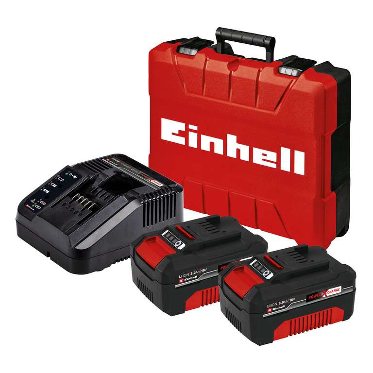 Sélection d'outils sans fil 18V Einhell - Ex: Perceuse à percussion Brushless TE-CD 18 Li-i BL (60Nm), 2 batteries 3.0Ah, Chargeur, Mallette