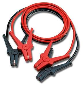 Câble d'aide au démarrage Alu-Tec - 2 x 3 m pour batteries 12 et 24 V dans un sac de rangement (conforme à la norme DIN 72553) - AEG