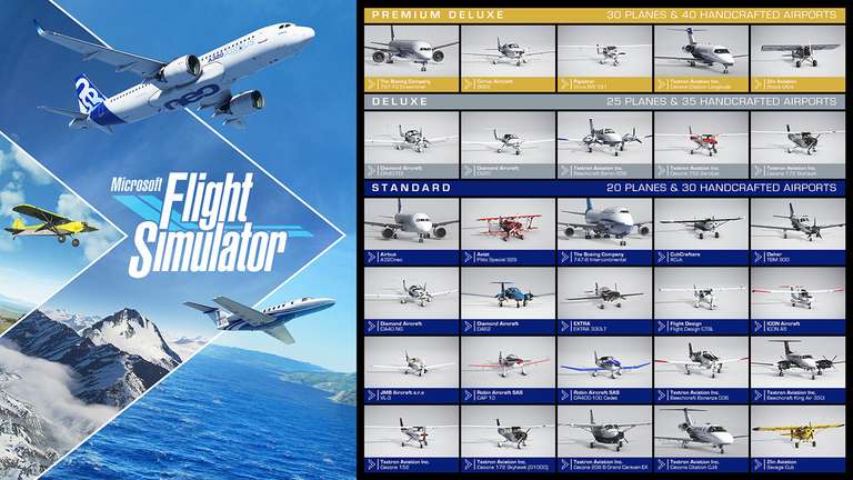 Microsoft Flight Simulator 40th Anniversary Edition (+ DLC Dune) sur Xbox Series X|S et PC (Deluxe 34,09€ / Premium 45,18€ - Store Islande)
