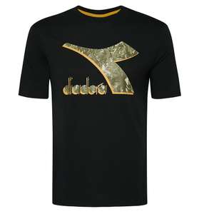 T-shirt Homme Diadora Shield - Noir (Plusieurs tailles disponibles)