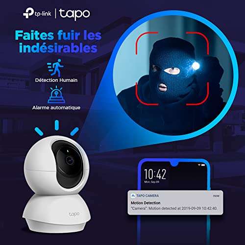 Caméra de Surveillance Tapo - WiFi intérieure 1080P C200