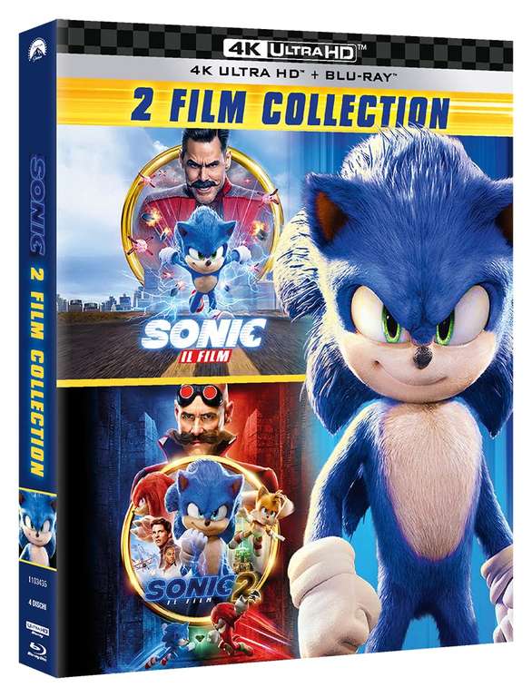 [Blu-Ray 4K UHD] Coffret Sonic : 1 et 2