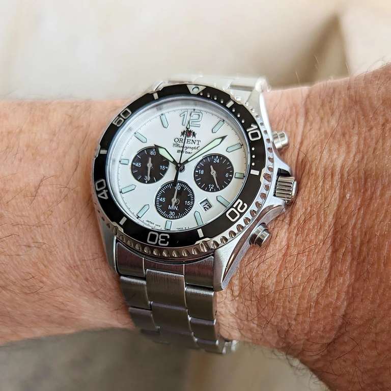 Montre Orient Mako Light Charged Chronograph