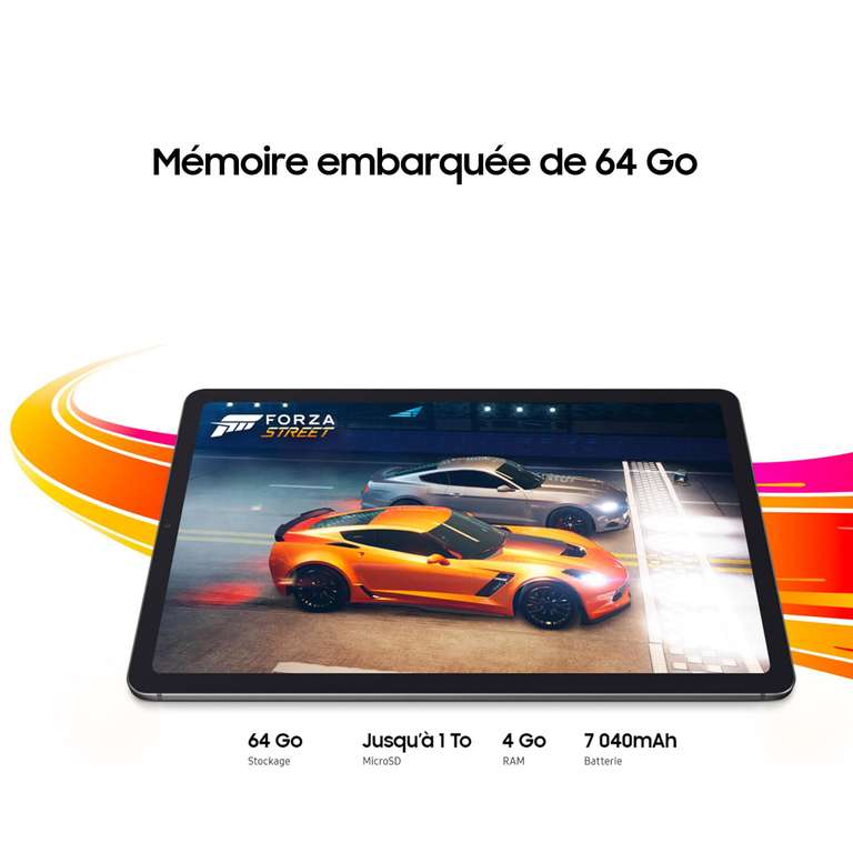 Tablette 10.4'' Samsung Galaxy Tab S6 Lite 2022 - 128Go, S Pen Inclus