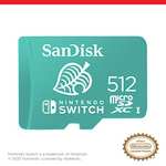 Carte mémoire microSDXC SanDisk UHS-I pour Nintendo Switch - 512 Go