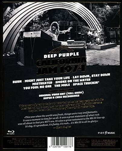 Blu-ray Deep Purple California Jam 1974