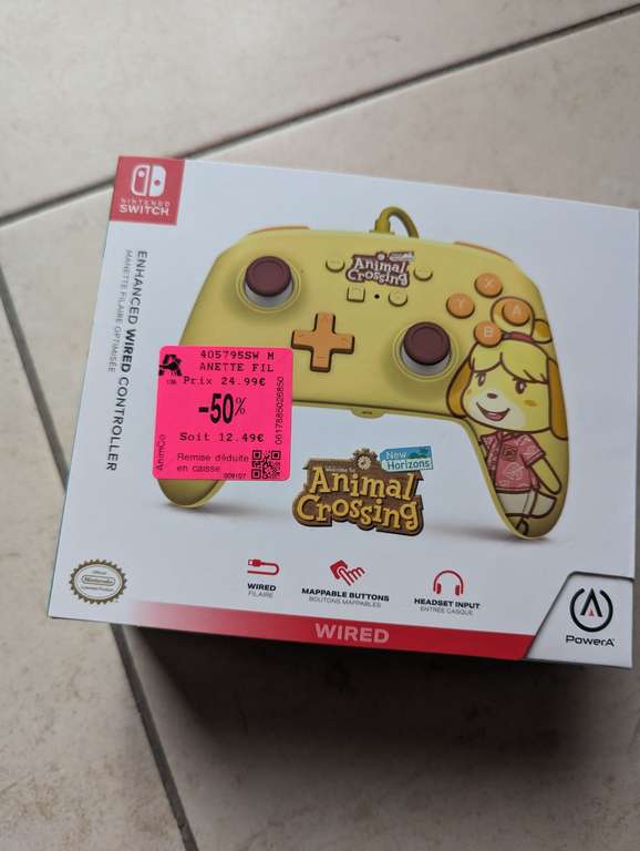 Manette filaire Power A Animal Crossing pour Nintendo Switch - Méru (60)