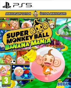 Super Monkey Ball Banana Mania Edition anniversaire sur PS4, PS5 ou Xbox Series + livret d'illustrations offert