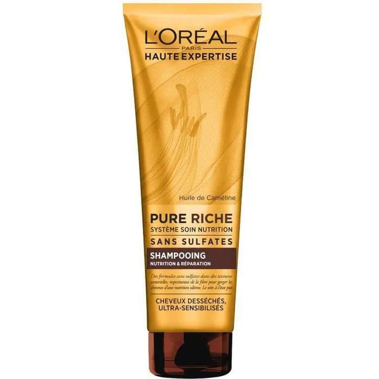 Lot de 3 shampoings L'Oréal Paris - Pure Riche (250ml)
