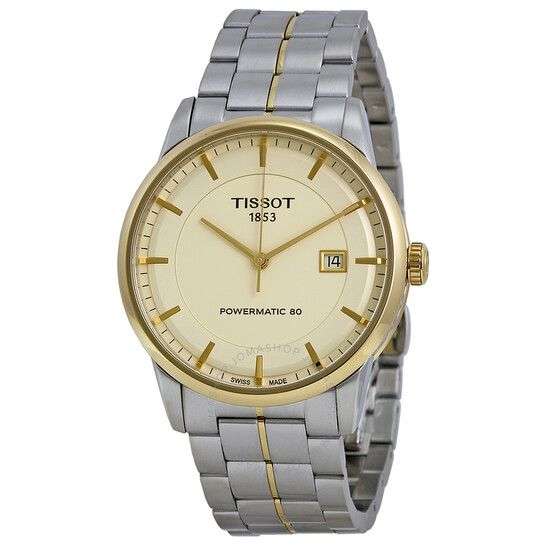 Montre Tissot Powermatic 80 Ivory Dial Men's Watch T0864072226100 (Frais d'importation compris)