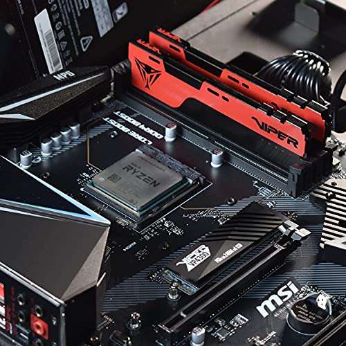 Kit Mémoire RAM Patriot Viper II Elite (PVE2432G400C0K) - 32 Go (2x16Go), DDR4, 4000 MHz, CL20 (vendeur tiers)