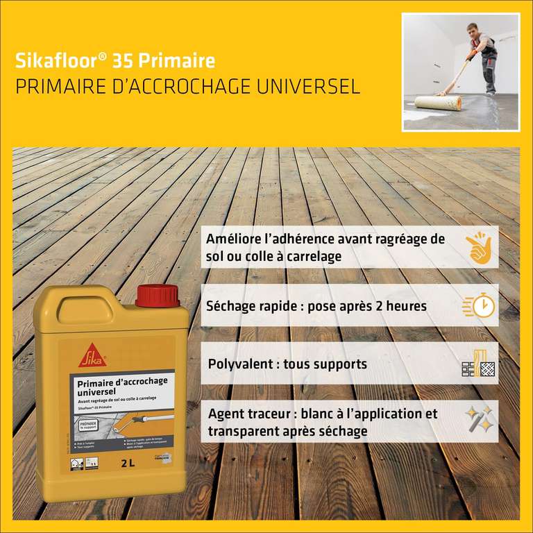 Primaire d'accrochage universel SIKA - Sikafloor 35 Primaire 2L