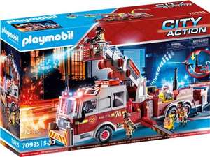 Jouet Camion de Pompiers avec échelle Playmobil 70935