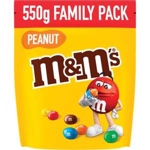 Paquet de 550g de M&M'S Family Pack (via 1,49€ sur la carte de fidélité)