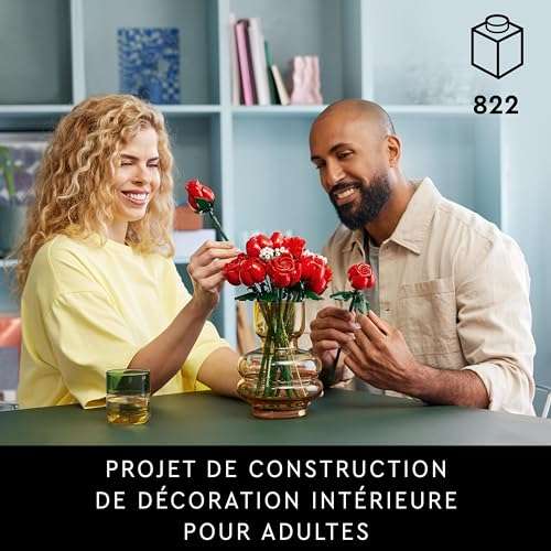 Jeu de construction Lego Icons Botanical Collection Le Bouquet de Roses (10328)