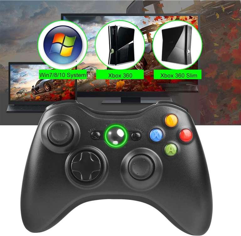Manette de jeu sans fil Xbox Series S avec récepteur 2.4G - Compatible avec  Xbox One/Xbox One S