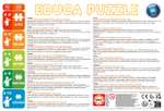 4 Puzzles progressifs Educa de 12 à 25 pièces avec des Images de Frozen et de Ses Amis. 3 ans et +