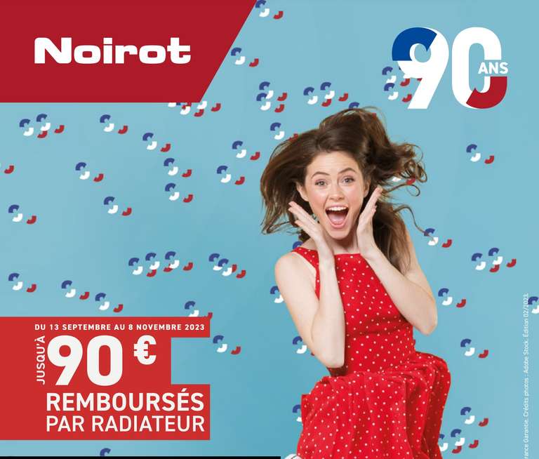 [ODR] Jusqu'à 90€ remboursé sur les radiateurs Noirot