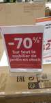 70% de Réduction sur tout le mobilier de jardin en stock - Bonneuil-sur-Marne (94)