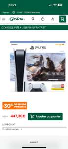 Pack Console Sony PS5 + FF XVI - Saint-Etienne Monthieu (42)