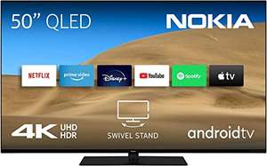 TV 50" Nokia QNR50GV215ISW QLED - 4K UHD, Smart Android TV (DVB-C/S2/T2, Netflix, Prime Video, Disney+)