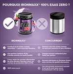 Poudre d'acides aminés IronMaxx 100% EAAs Zero sucre - 500g