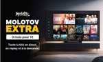 [Nouveaux utilisateurs Molotov] 3 mois d'abonnement à Molotov.TV Extra