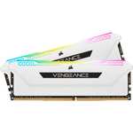 Kit mémoire RAM Corsair VENGEANCE RGB PRO SL - 32Go (2x16Go) DDR4 3200MHz, C16 (blanches)