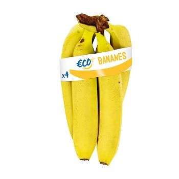 Lot de 4 Bananes Eco+ - Catégorie 1; Origine Colombie - Osny (95)