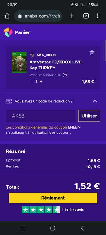 AntVentor sur PC & Xbox One / Series X|S ( Dématérialisé - Store Turquie)