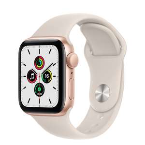 Montre connectée Apple Watch SE GPS - 40 mm, Bracelet Sport lumière stellaire